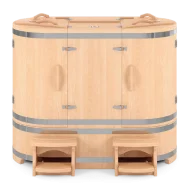 Кедровая бочка двухместная