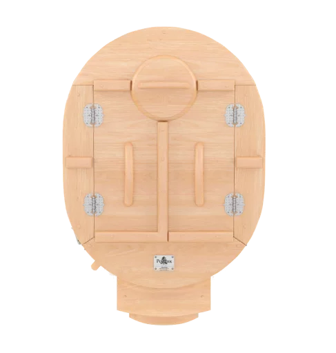 Кедровая бочка овальная со скосом