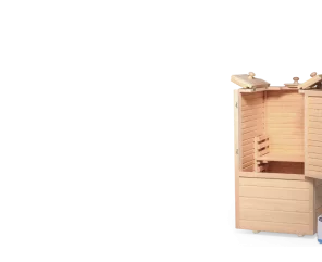 Подготовьте сиденье фитобочки к парению