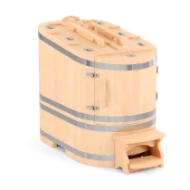 Кедровая бочка полулежачая